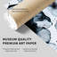 «Floral Black Floral Dreams XVIII», reproduction d'art moderne sans cadre