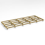 Powersheds 20 x 8ft Pressure Treated Timber Base Kit