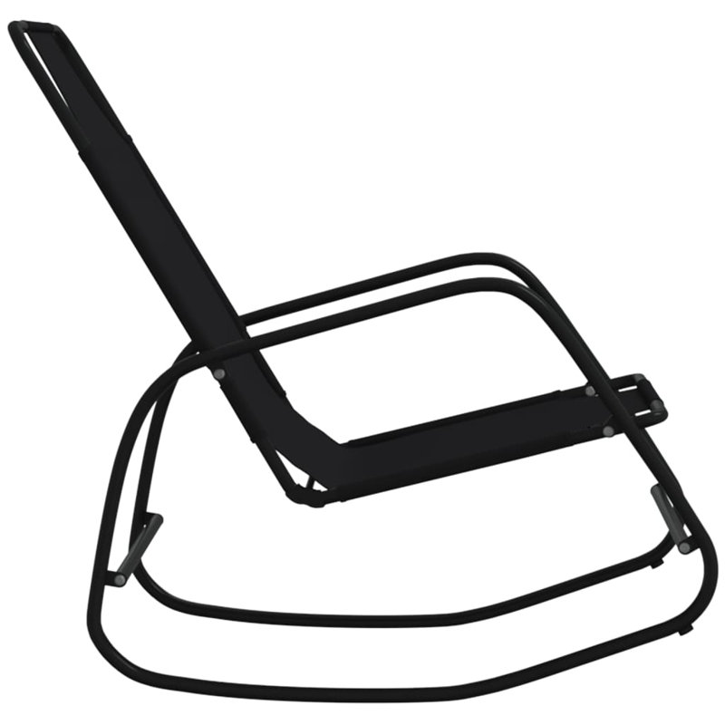 Darweshi Steel Outdoor Chair, Black