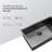 33"X19"X10" Gunmetal Black Undermount  Kitchen Sink 16 Gauge Single Bowl With Drain Assembly