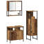 Bathroom Furniture Set With Door 3 Pcs 33 X 33 X 120.5 Cm-979024793