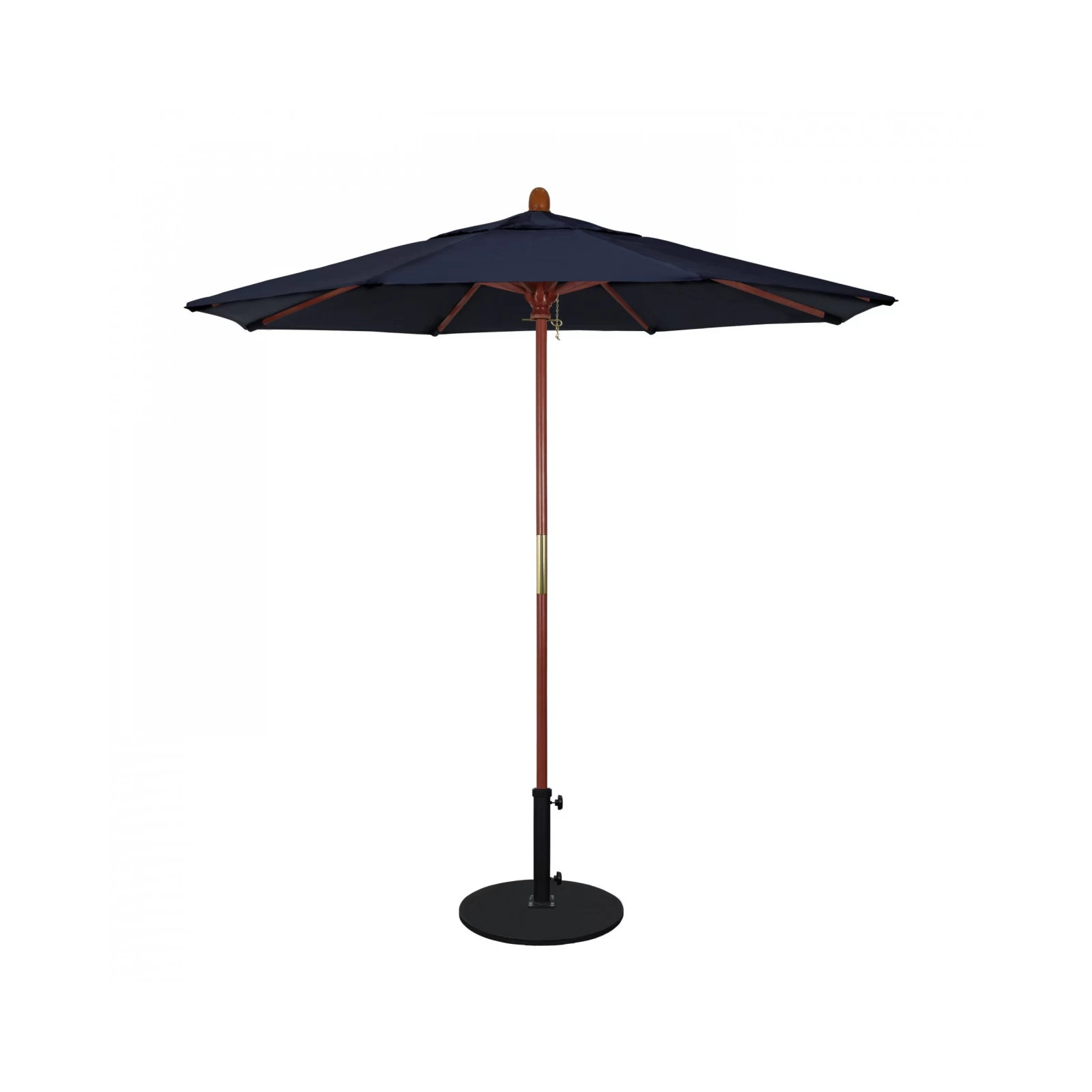 Manford 90'' Outdoor Umbrella, Navy Blue- Olefin