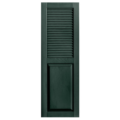 Cathedral Top Combination Shutters Pair