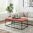 Indoor Entry Bench, Metal Frame Bench