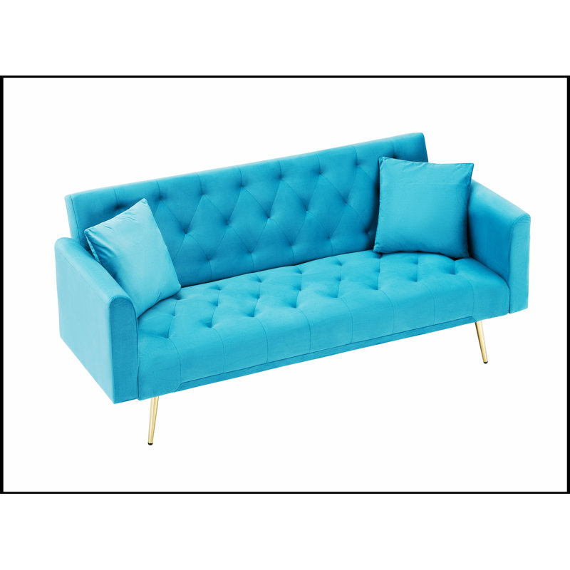 Canapé-lit convertible polyvalent avec revêtement moelleux pour tous les espaces, parfait pour un décor moderne et intemporel