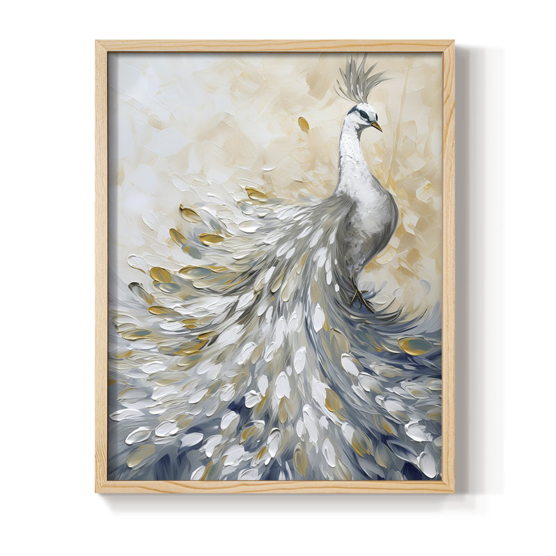 ANIMALS Series CCxxxix, reproduction encadrée - bois massif, H 11 po x l 9 po, Naturel