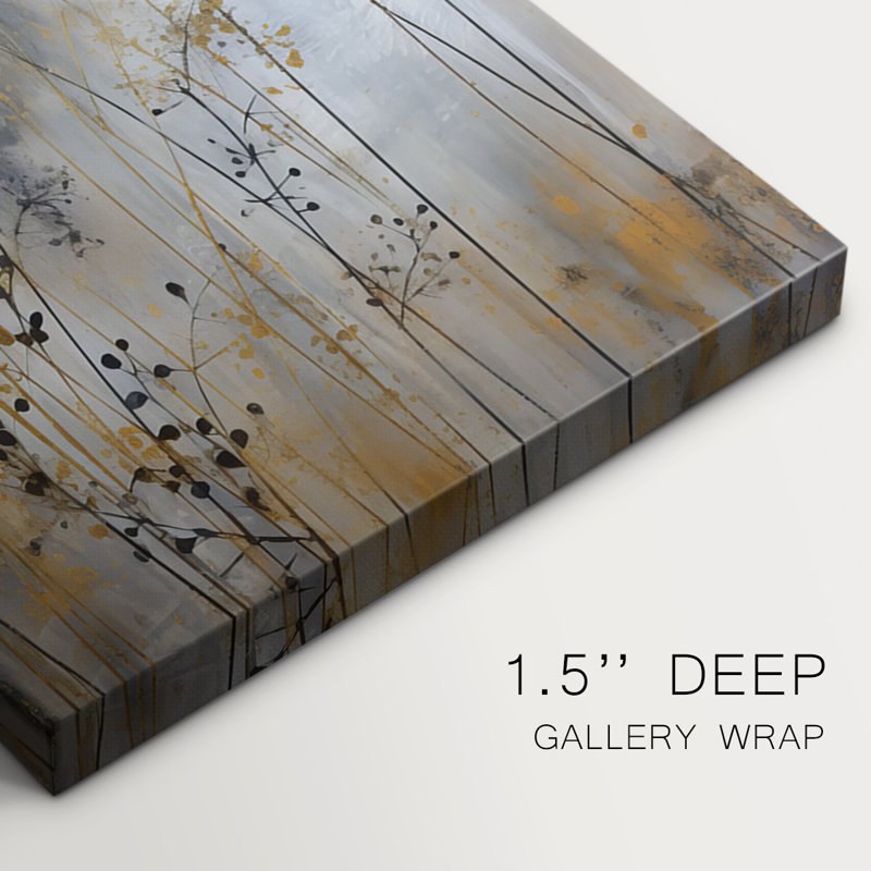 Floral Study  Series  CXXXI  -Premium Gallery Wrapped Canvas Set -Ready to Hang, 12" H x 8" W x 1.251" D