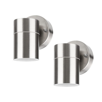 Silver 11.5cm H Outdoor Sconce