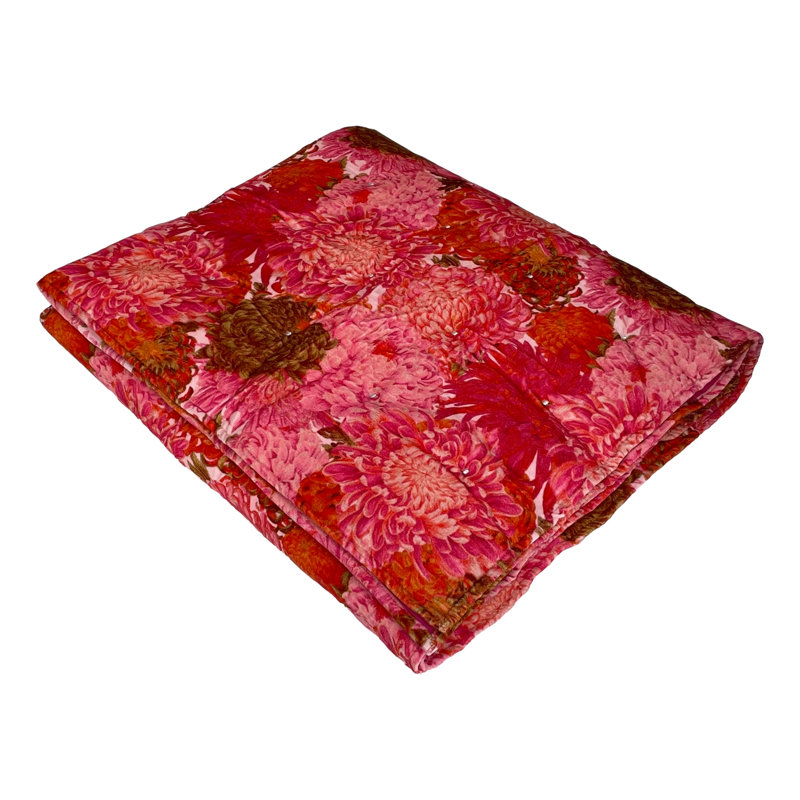 Gaen Floral Quilted Blanket