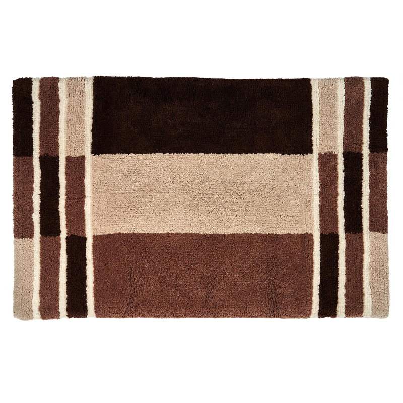 Arlington Non-Slip Bath Mat, Brown