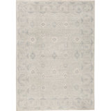 Hand-Knotted High-Quality Light Blue Area Rug