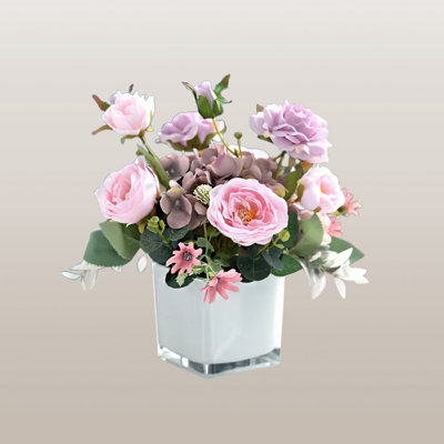 Fleurs simulées, fausses décorations florales, ornements floraux