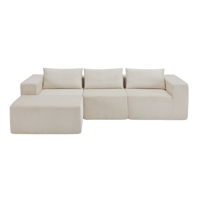 107" Compressed Sectional Sofas