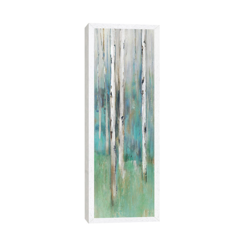 Foothills III by Isabelle Z - Panoramic Print on Canvas, 152.4 cm H x 50.8 cm W, White Framed