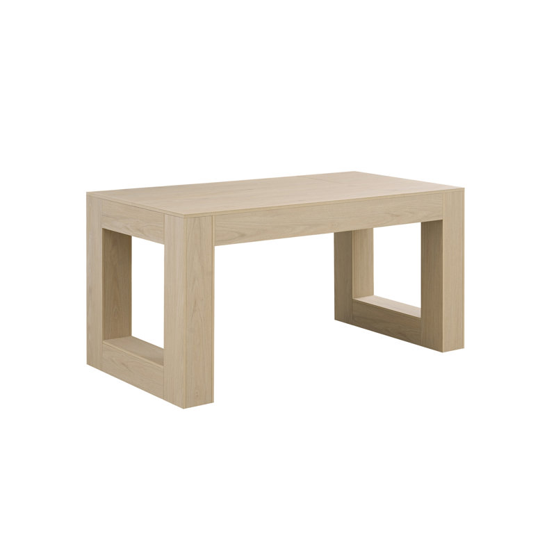 Farmhouse Kitchen Dining Table for 4-6 People, Rectangular Dining Table for Dining Room, Living Room, Kitchen with Sturdy Wood Legs Farmhouse Full MDF Trim, Easy Assembly