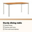 4 - Person Wood Patio Dining Set with-1989038080