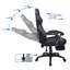 Fauteuil inclinable et pivotant ergonomique en cuir synthétique RAYS-41302465