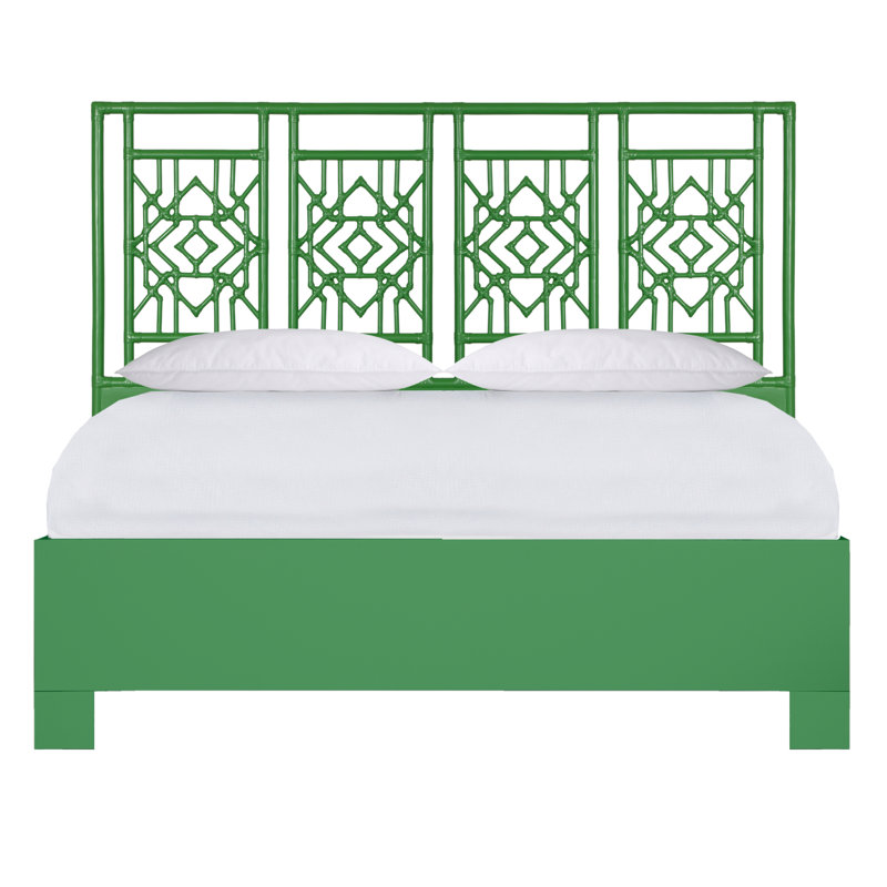Tulum Bed, King, Bright Green