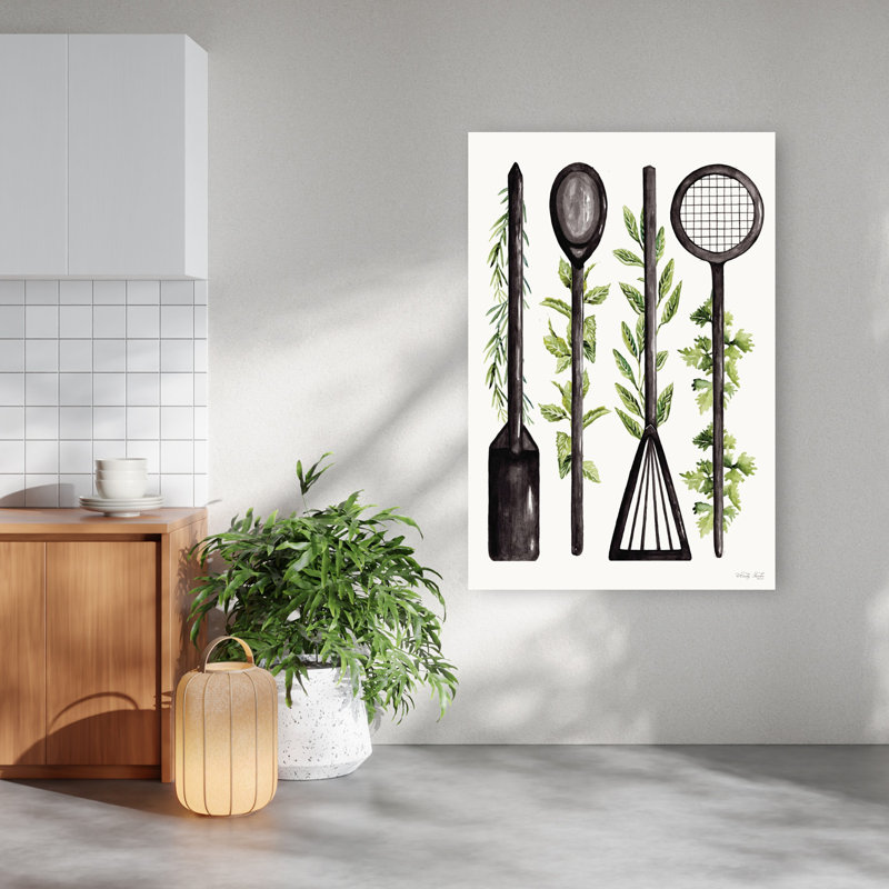 Art mural moderne abstrait rustique Cooks Essentials, 60" H x 40" W