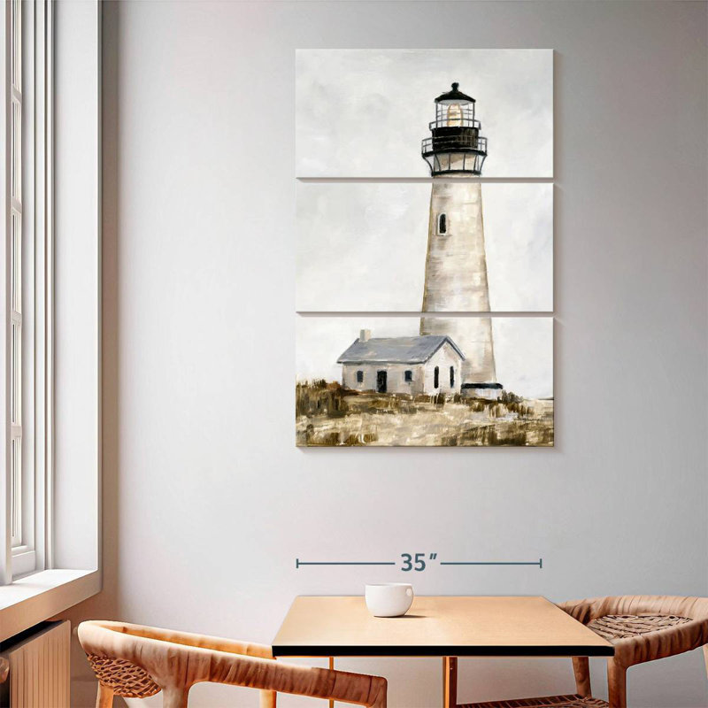 Rustic lighthouse ii Aletra, H 65 po x l 42 po