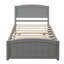 Lit plateforme simple avec lit gigogne-98682467