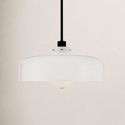 Villa Single Light Steel Dimmable Pendant