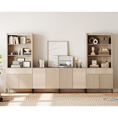 Aadham Union Rustic Bookcase