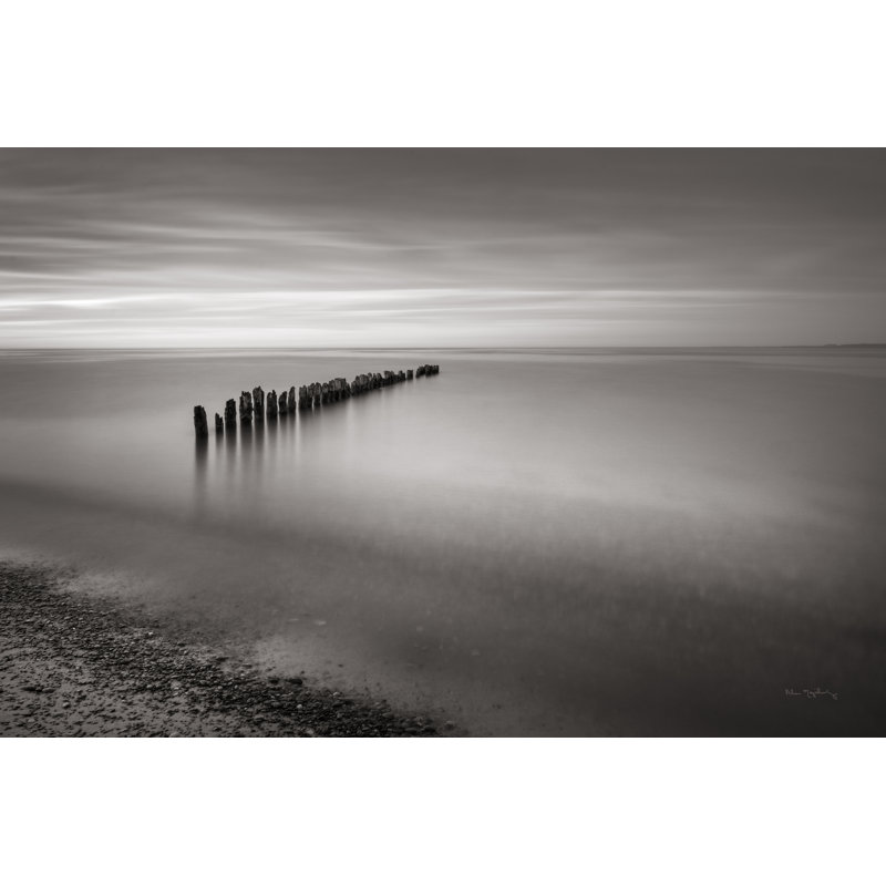 Ancienne jetée du lac Supérieur V, H 8 po x l 12 po, Cadre simple érable érable, Oui