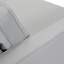 Canapé inclinable en cuir véritable à accoudoirs carrés 80,75 po Dinesha-1540891322