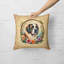 Coussin Saint Bernard and Flowers-464045737