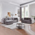 Modern Living Room Set With Ottoman