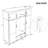 U-Can 85.2''H Hall Tree With Bench And 3 Hooks, Modern Entryway Storage Organizer Cabinet With 4 Doors, 1 Drawer And Adjustable Shelves For Hallway, Entryway, Living Room-189945266