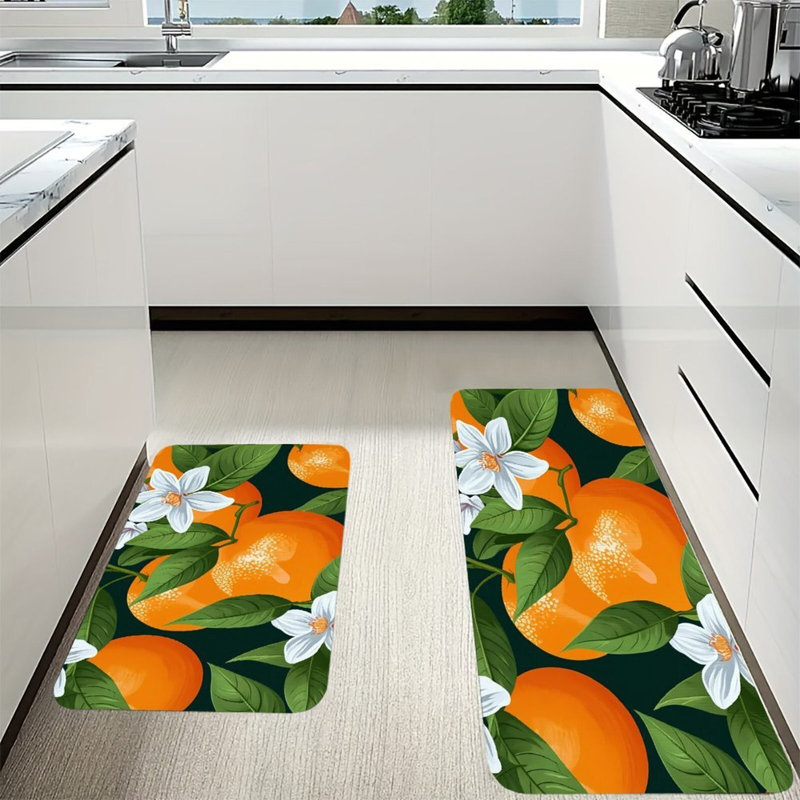 Tapis d'entrée 2 pièces Citrus Floral