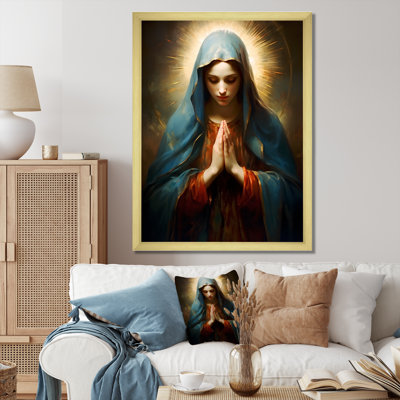 Mother Mary Christian Portrait I - Christianisme, art mural