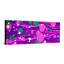 Abstrait mauve abstrait - art mural sur toile panoramique-810862544