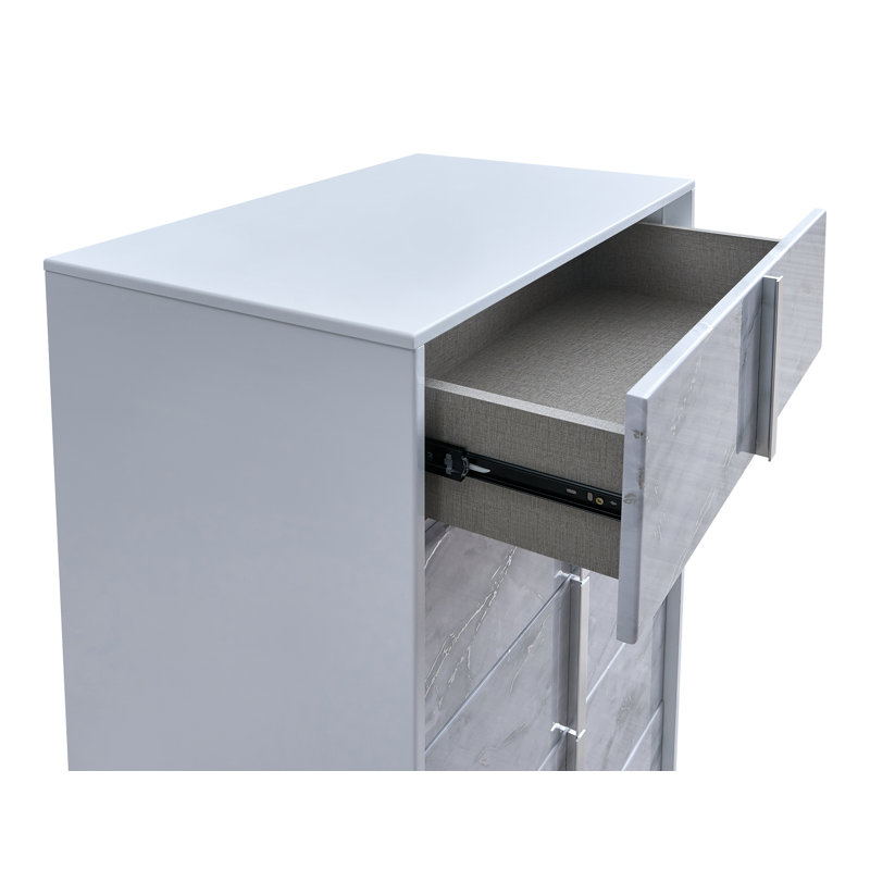 Commode de chambre 5 tiroirs Lunigiana