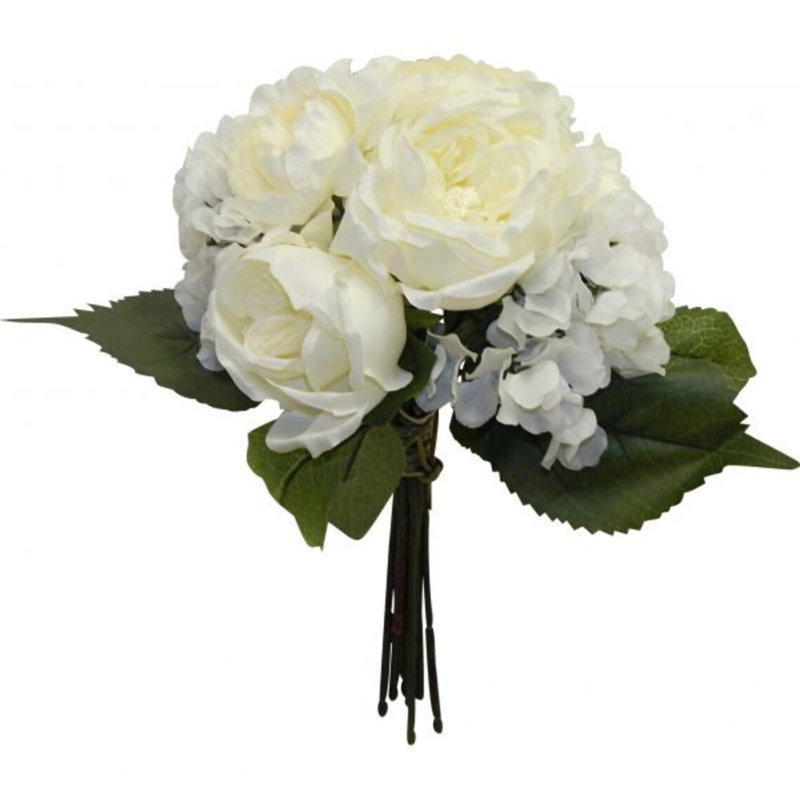 Silk Rose Arrangement, Cream