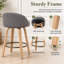 Tabourets de bar pivotants en velours Louise-958521636-958521640