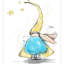« Lutin » encadrée-22464465
