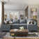 Manusite U Shaped Modular Sectional Sofa With Reversible Chaise