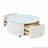Round Movable Coffee Table with Casters