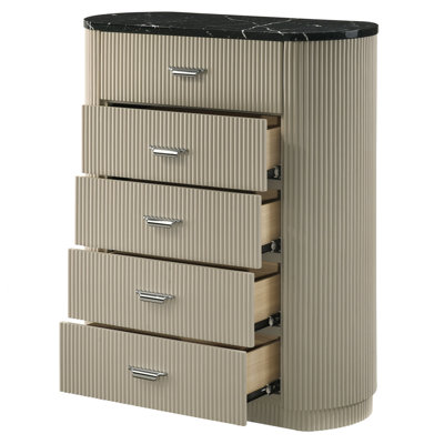 Commode 5 tiroirs Dotan
