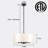 Elynore 6 - Light Dimmable Chandelier Dining Room Light Fixture Drum Light Kitchen Lights Ceiling Hanging Modern Chandelier
