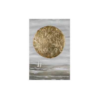 Gold of the Dawn - No Frame Rectangle Painting on Canvas