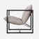 Reagle Modern Metal Framed Sling Accent Chair