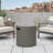 Aegean 24" Round Steel Propane Fire Pit Table with Hidden Tank Storage by Real Flame-95635477