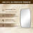 Modern Oblong Oval Bathroom Vanity Mirror | Stainless Steel Frame-1989191406-2011640069