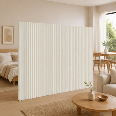 Titre long: paravent en papier accordéon pliable, mur temporaire mobile sans perçage, écran de séparation d'intimité pour le salon