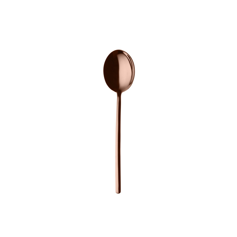 Due Dessert Spoon - 12 Pieces, Bronzo