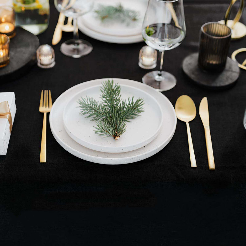 6 Pack Tablecloths 70 X 120 Inch For 6Ft Or 8Ft Rectangle Tables - Rectangular Bulk Polyester Fabric Washable Cloth Cover For Wedding Reception Banquet Birthday Party